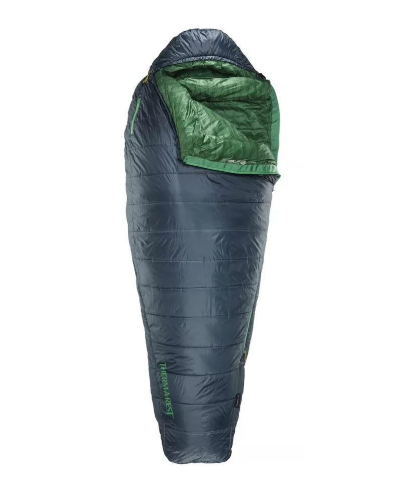 Sac de dormit Saros, tip mumie, verde, 215 cm